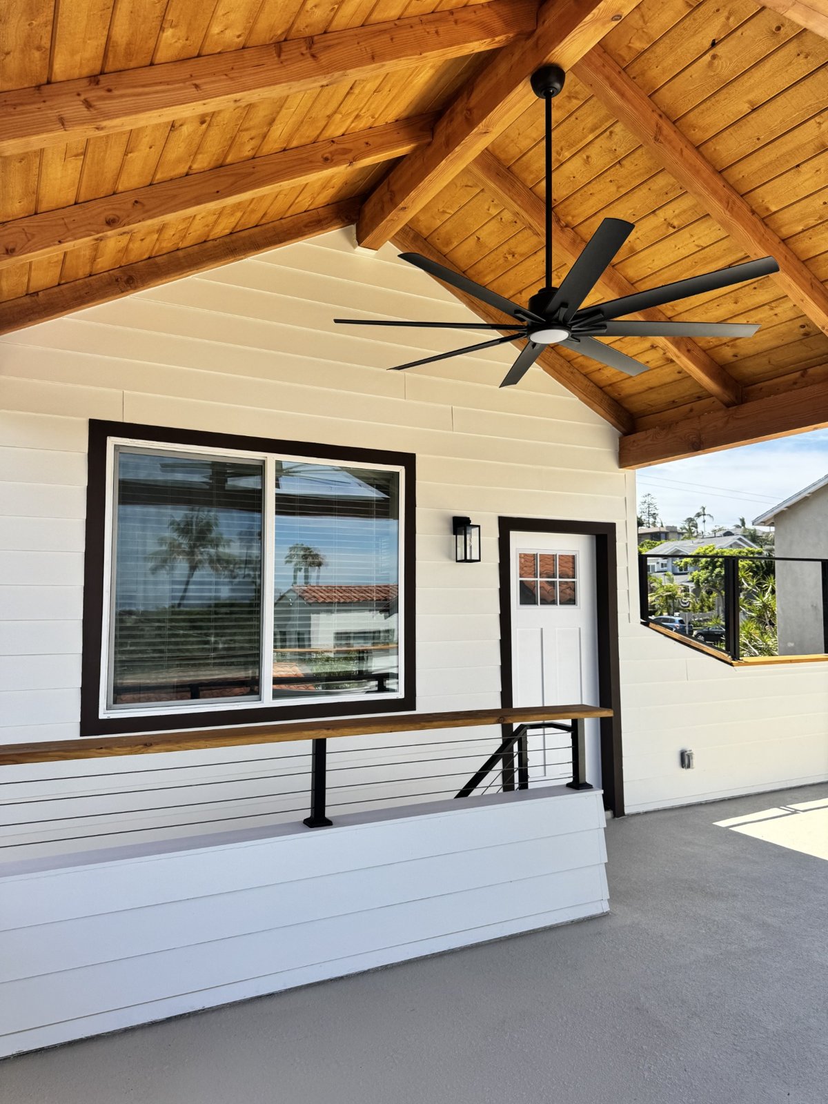 Mocambo Builder exterior renovation with custom timber detailing